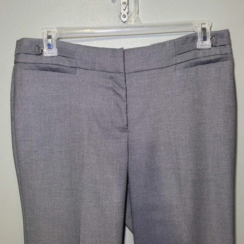 New York & Company Crosby Street Gray Straight Leg Dress Pants 12 Tall NWT‎ Snag